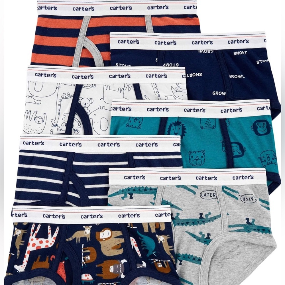 Carter's Kids Underwear Set - Navy, Gray, Teal